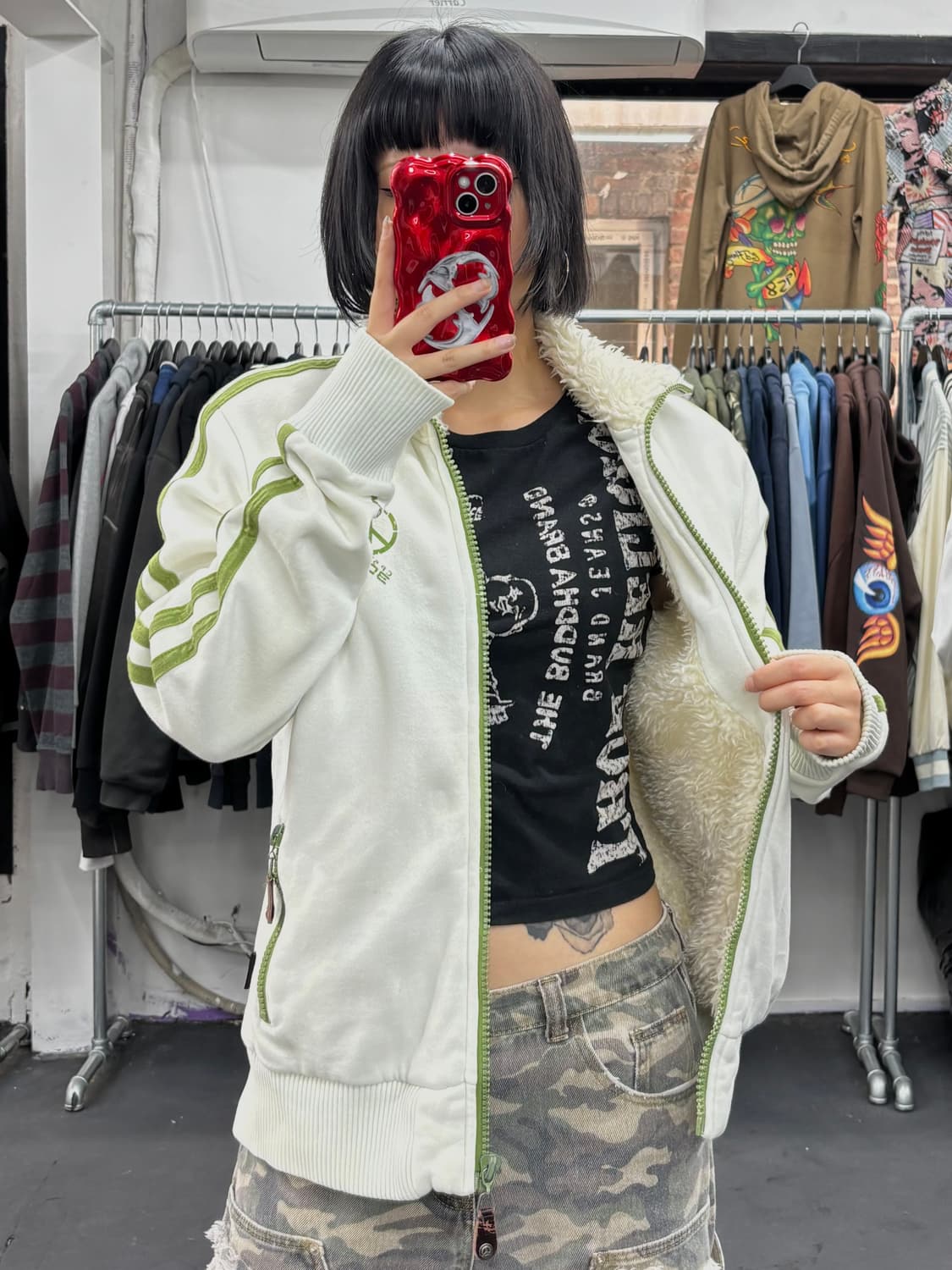 VTG Y2K 쉐르파 자켓 상품이미지2