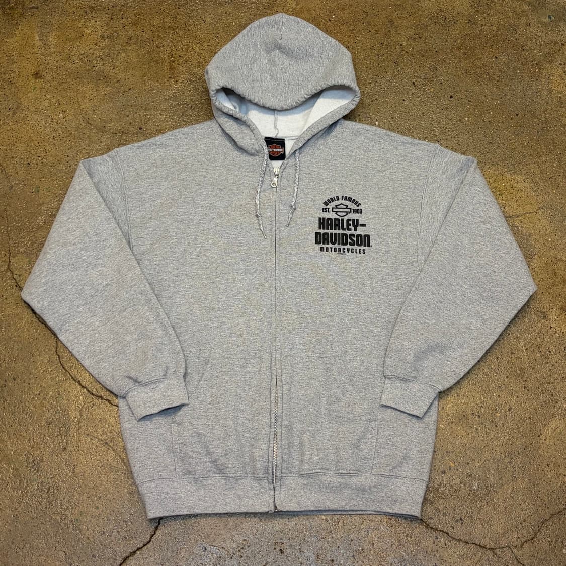 00s 미국 빈티지 할리데이비슨 후드티 후드집업 상품이미지1