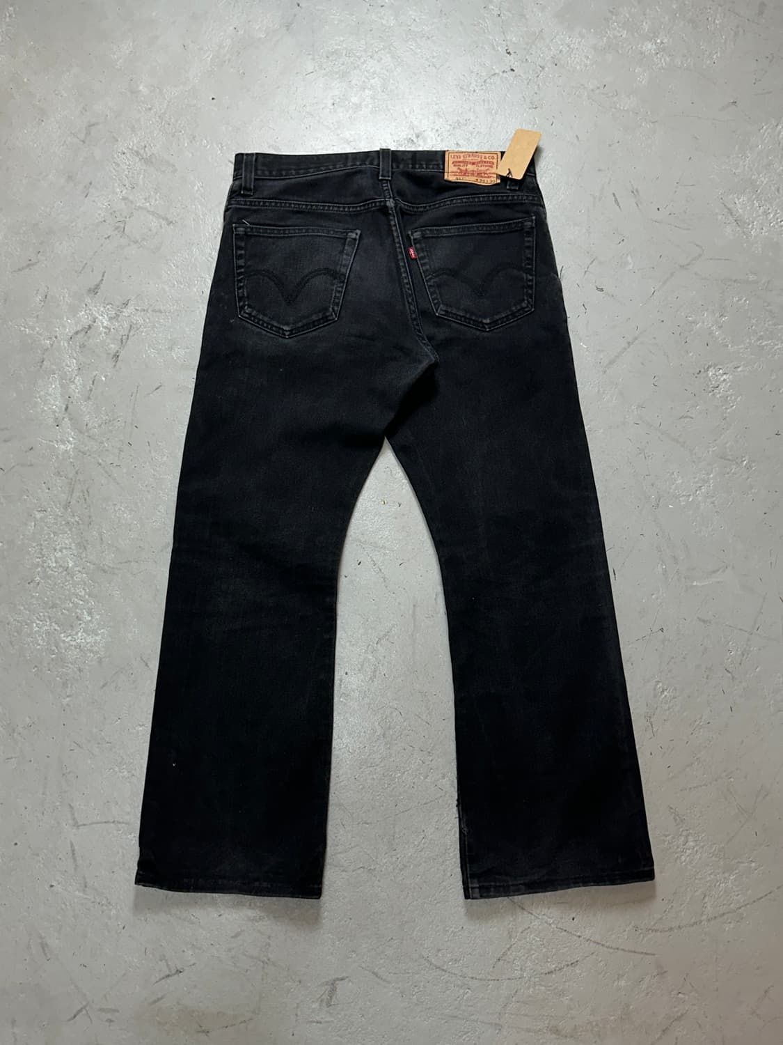 00’s 리바이스 517 블랙 부츠컷 플레어진 상품이미지4