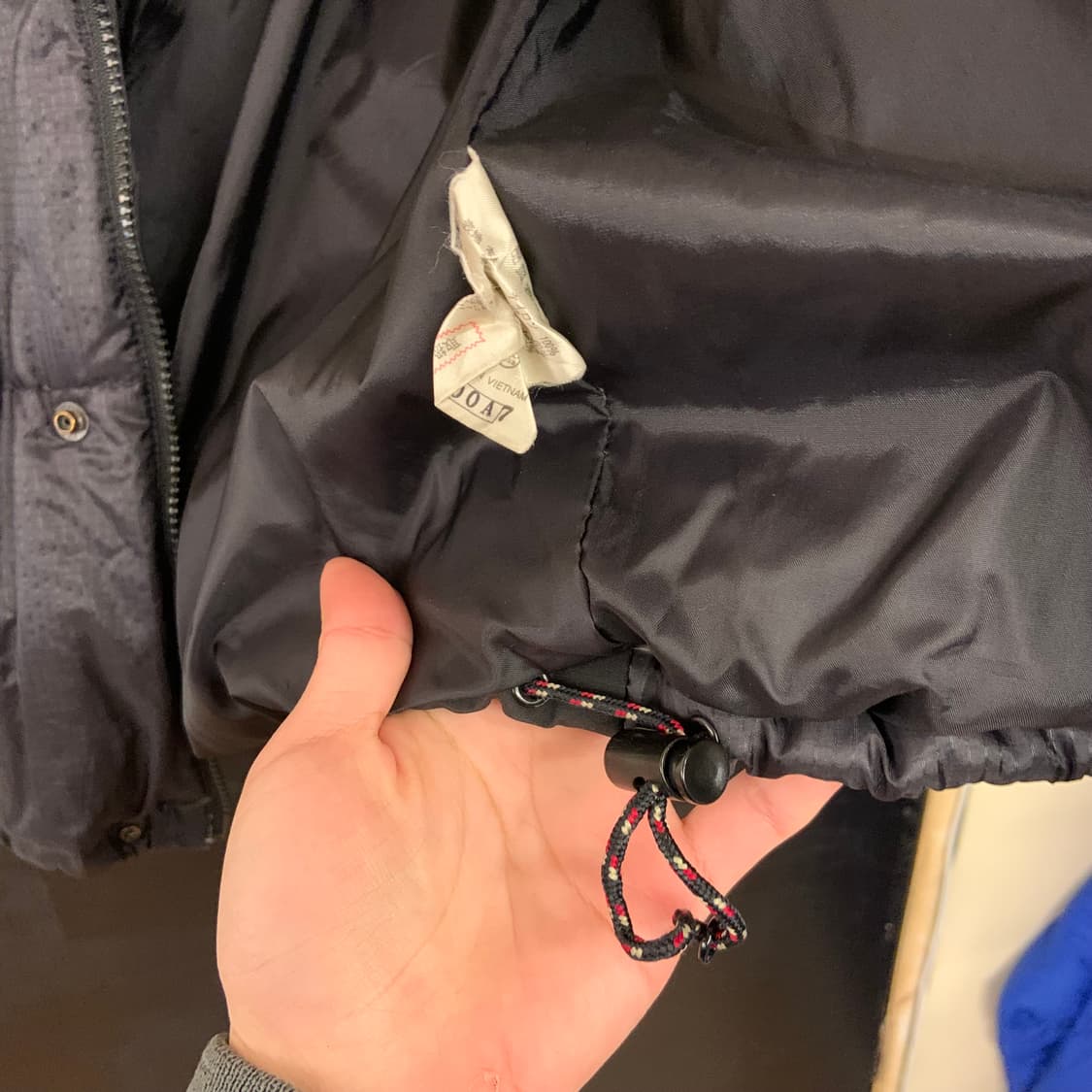 일본 빈티지 블록파카 패딩 상품이미지5