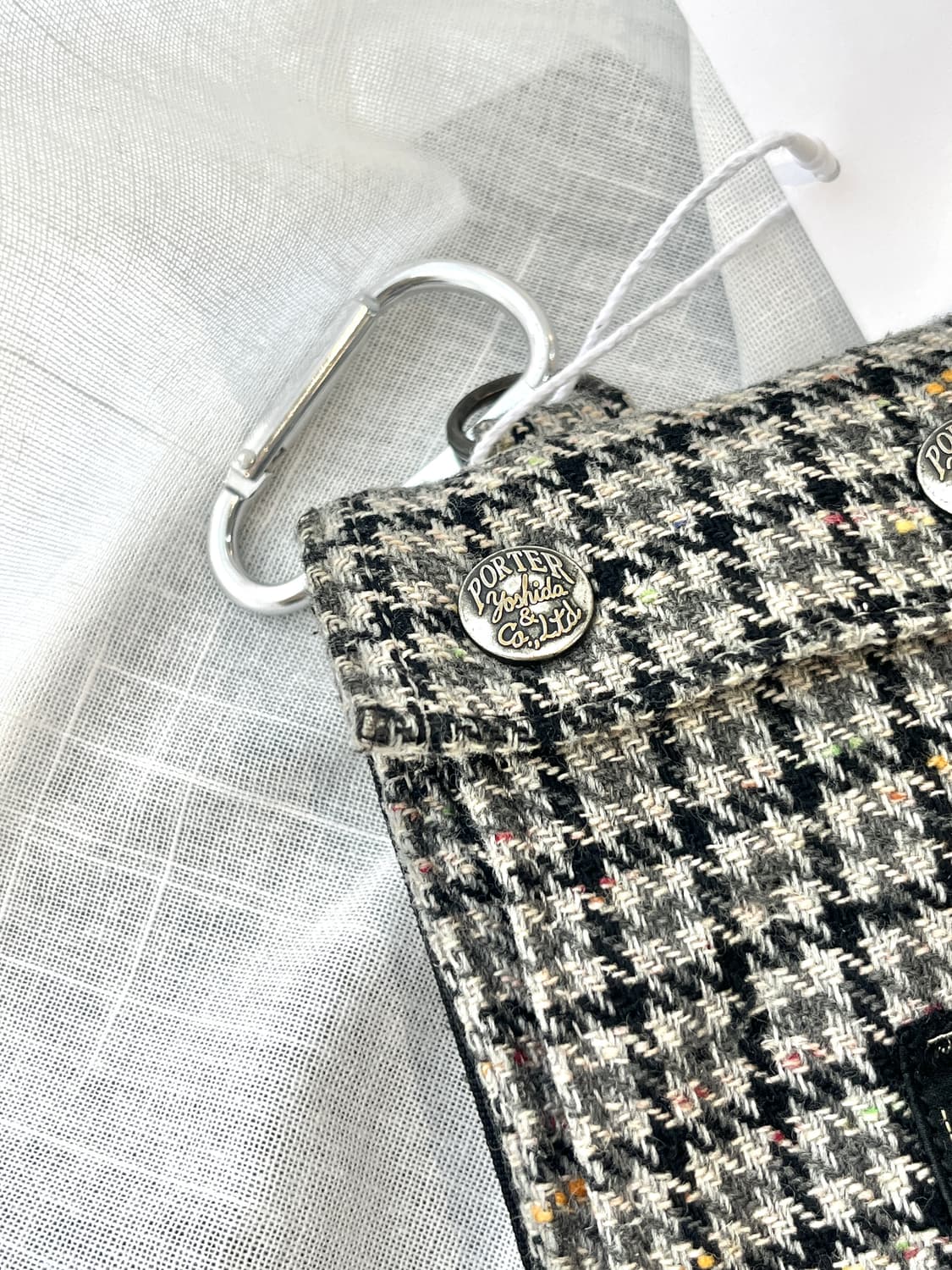 포터x에센셜디자인 울트위드 지갑 그레이 상품이미지8