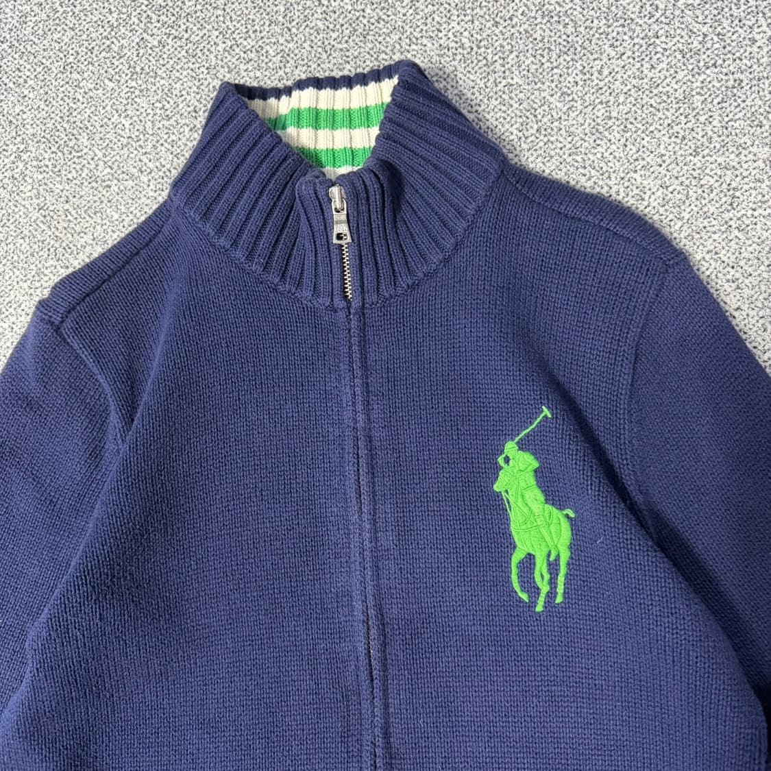 폴로 랄프로렌 빅포니 니트집업 상품이미지2