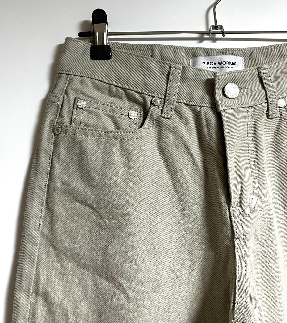 피스워커 연베이지 스트레이트핏 데님팬츠 청바지 28 상품이미지4