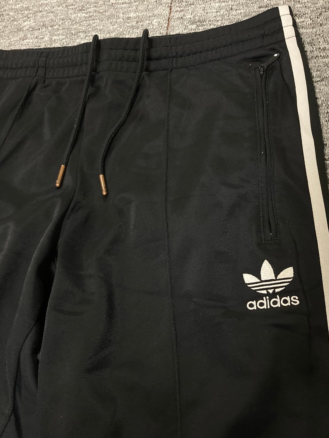 아디다스 삼선 트레이닝 팬츠 블랙 105 상품이미지2