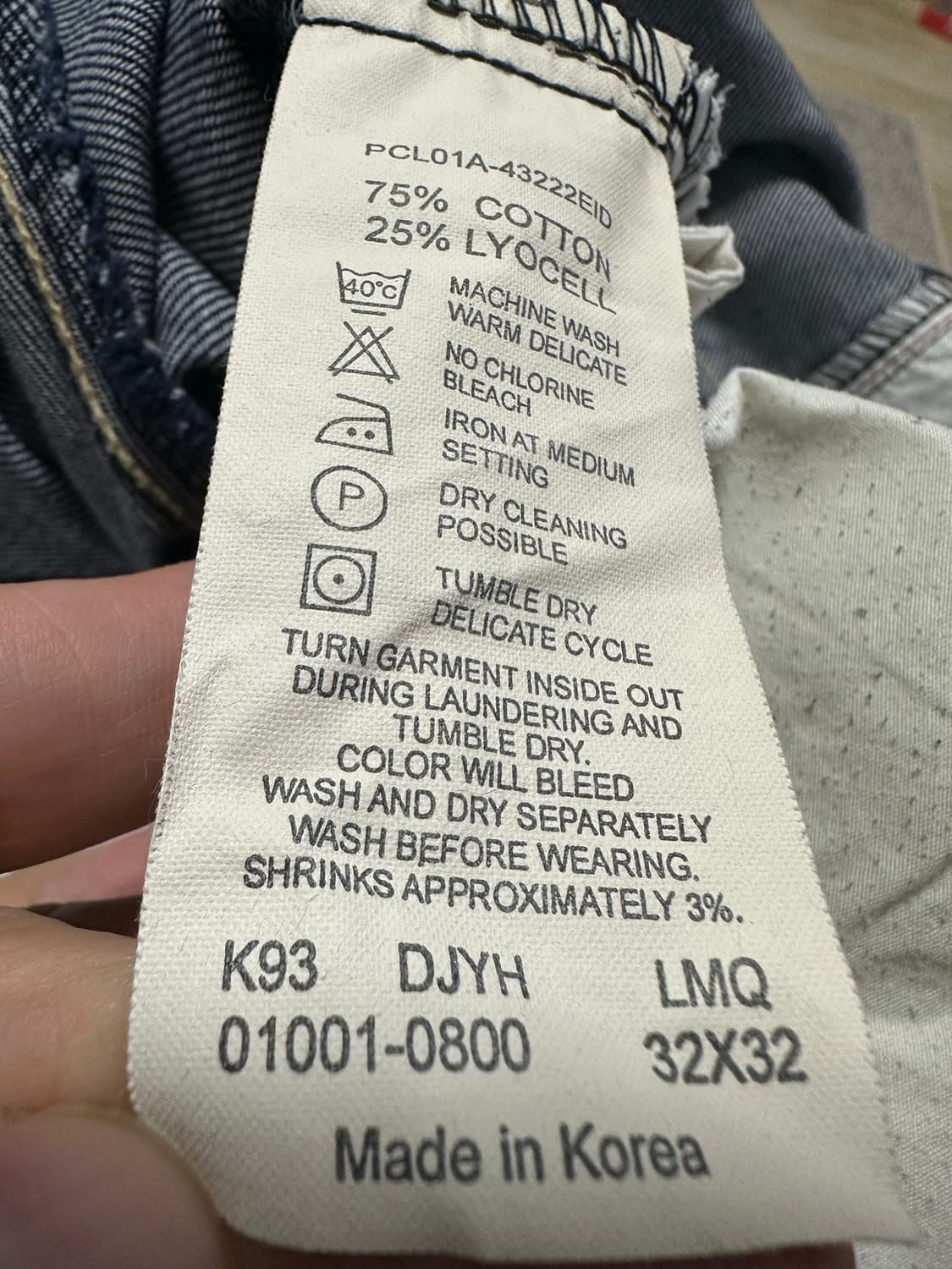 리바이스 엔지니어드진 데님팬츠 상품이미지3