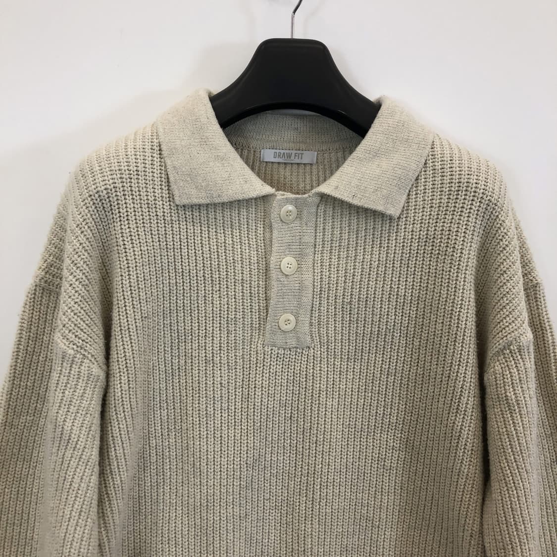 DRAW FIT 드로우핏 하찌 벌키 니트카라티 M  상품이미지2
