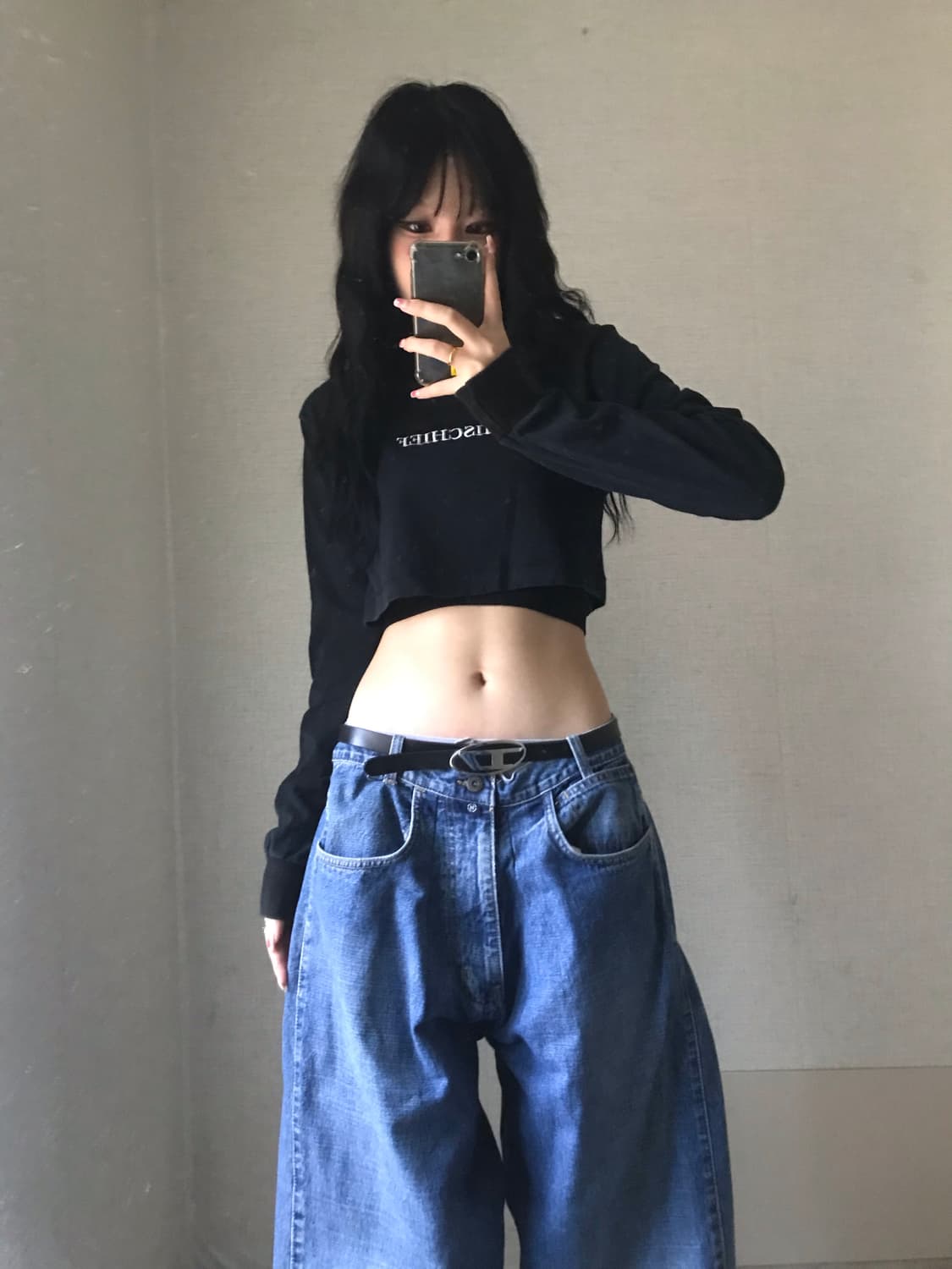미스치프 크롭 롱슬리브 상품이미지5