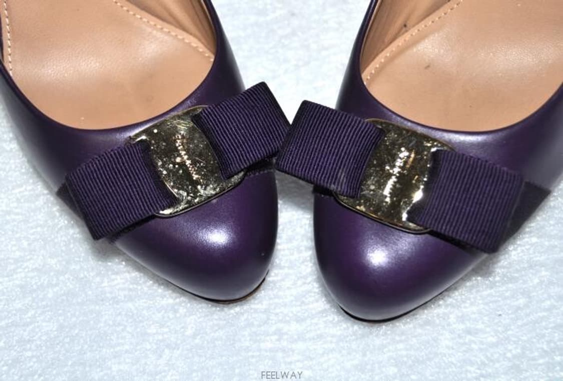 페레가모/여성페이던트가죽구두(사이즈225)정품 상품이미지3