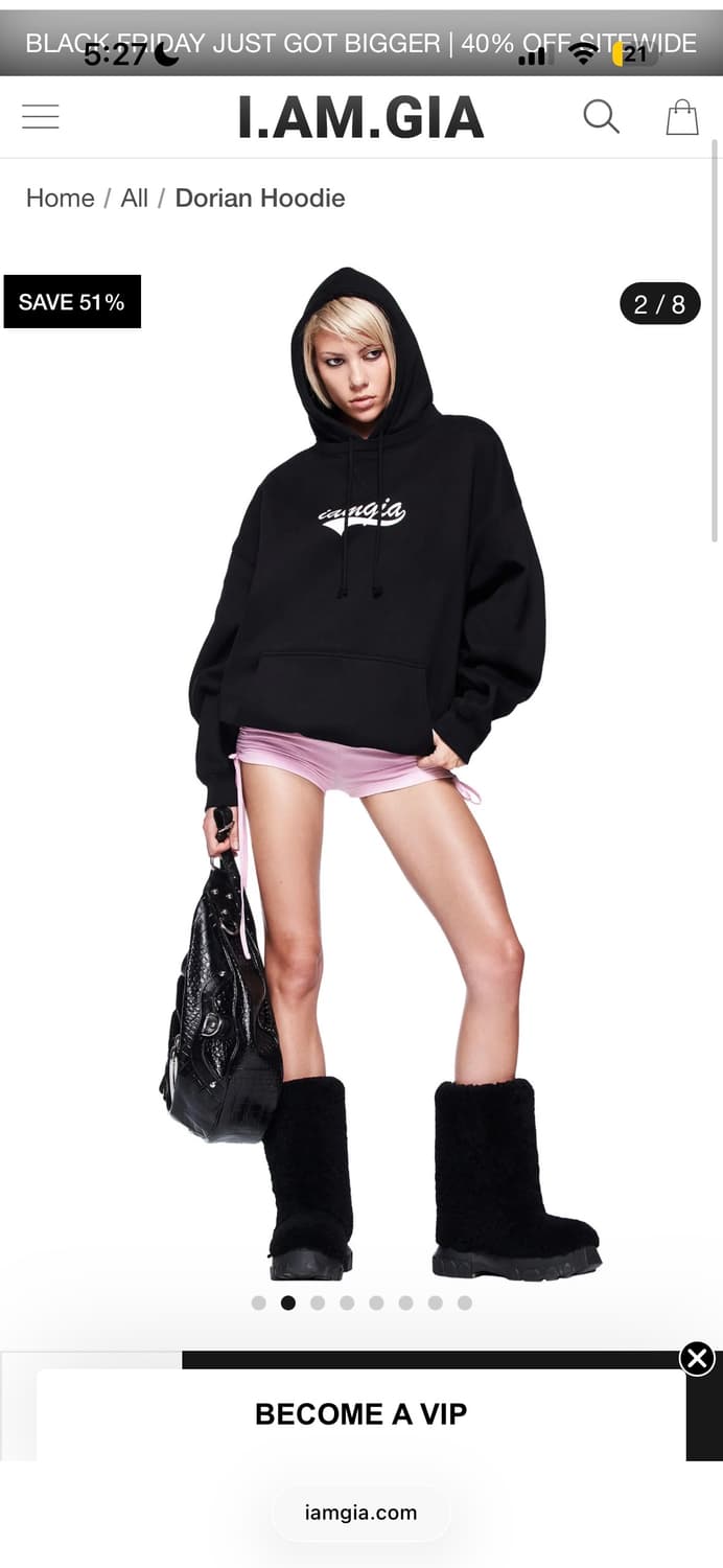 Iamgia 후드티 xs  상품이미지1