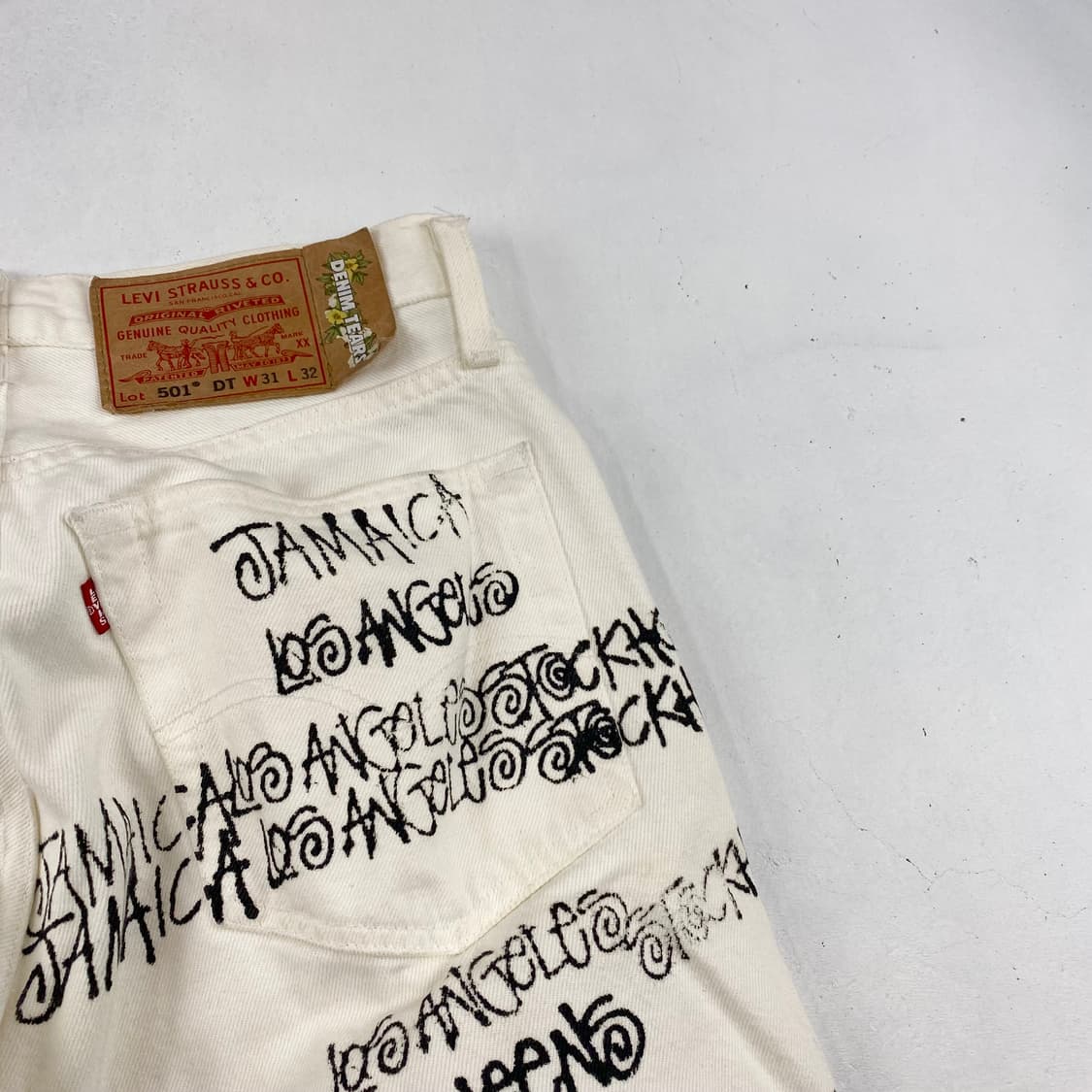 스투시 X 아워레가시 X 데님티어스 TTL 501 데님 진 (29)  - 상품이미지9