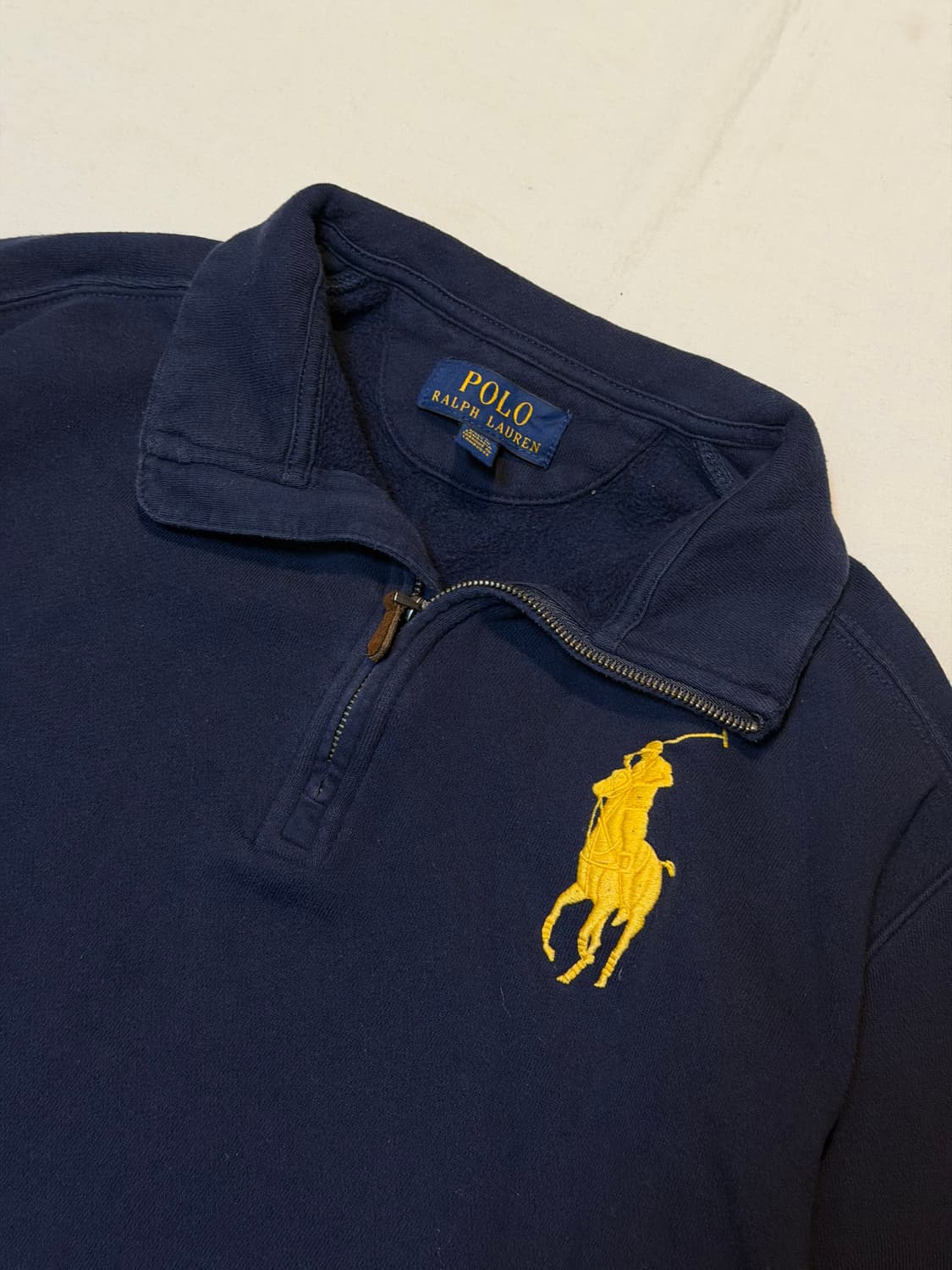 폴로 랄프로렌 빅포니 치프키프 반집업 맨투맨 네이비 상품이미지2