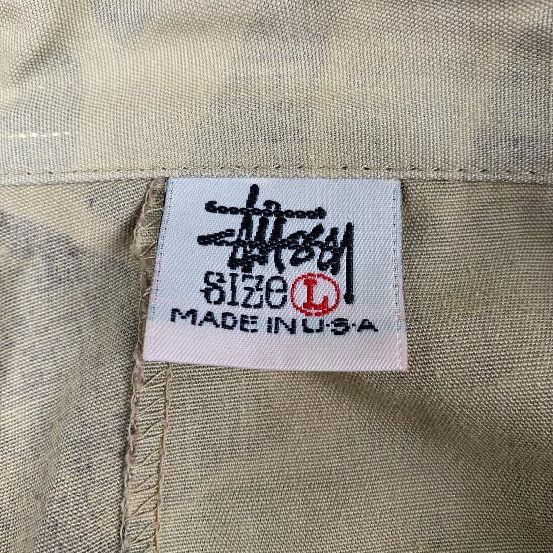 스투시 90's 자수로고 카모플라쥬 카고 하프팬츠  상품이미지5