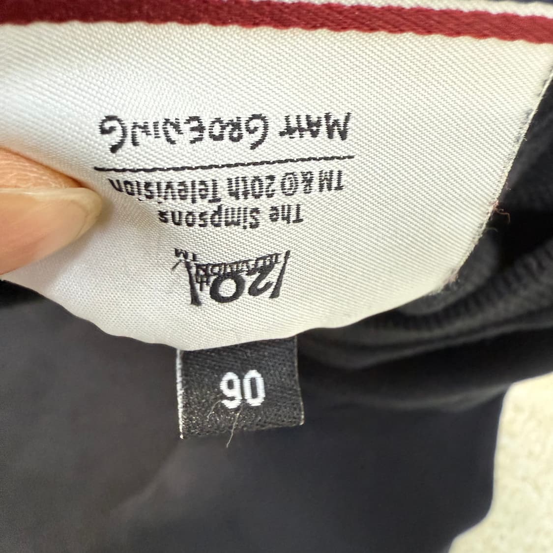 [90] 벤셔먼 심슨 바트 블랙 맨투맨 0102T1 상품이미지3