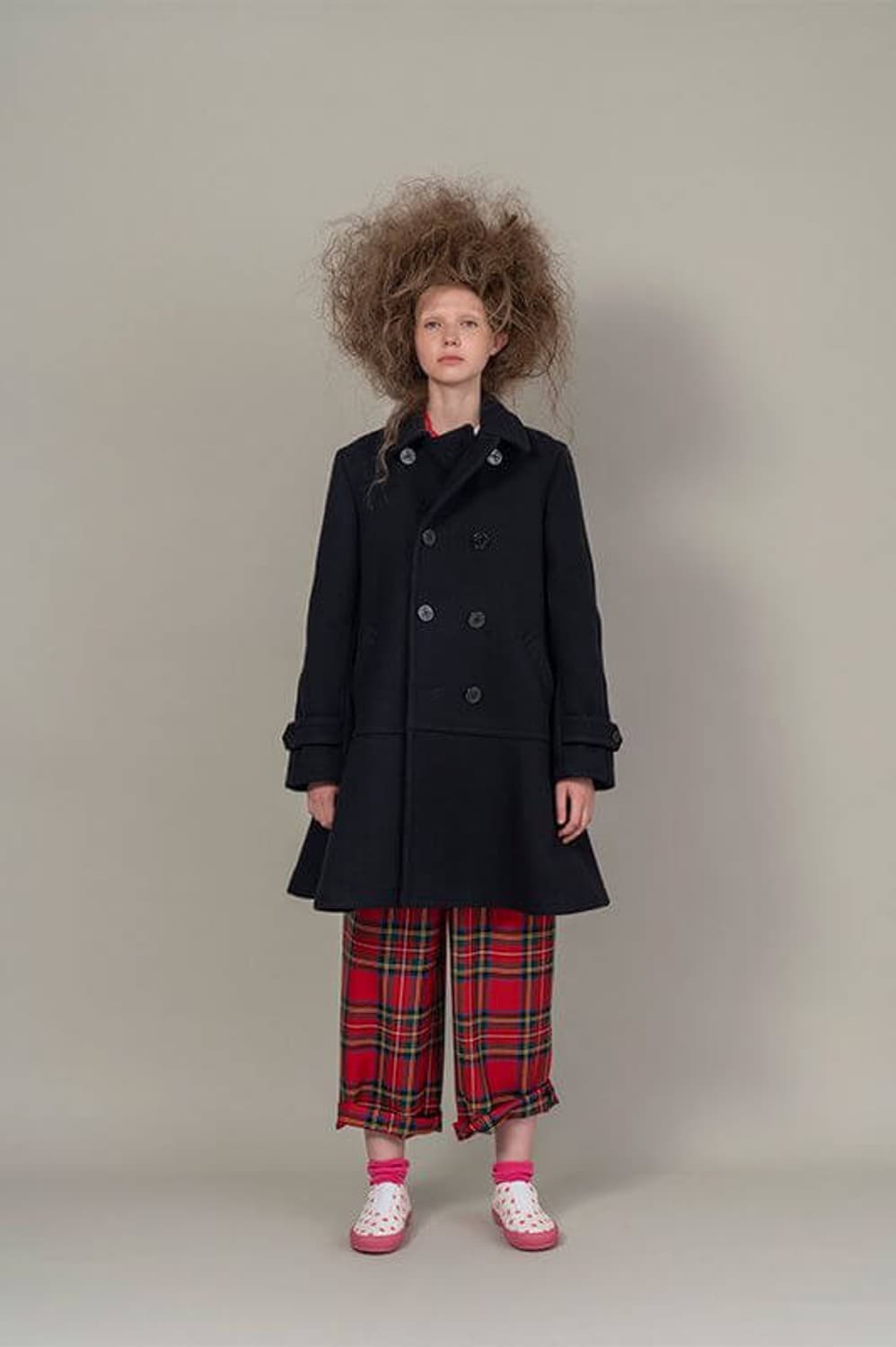 Marine Engraving Button Heavy Wool Coat 상품이미지1