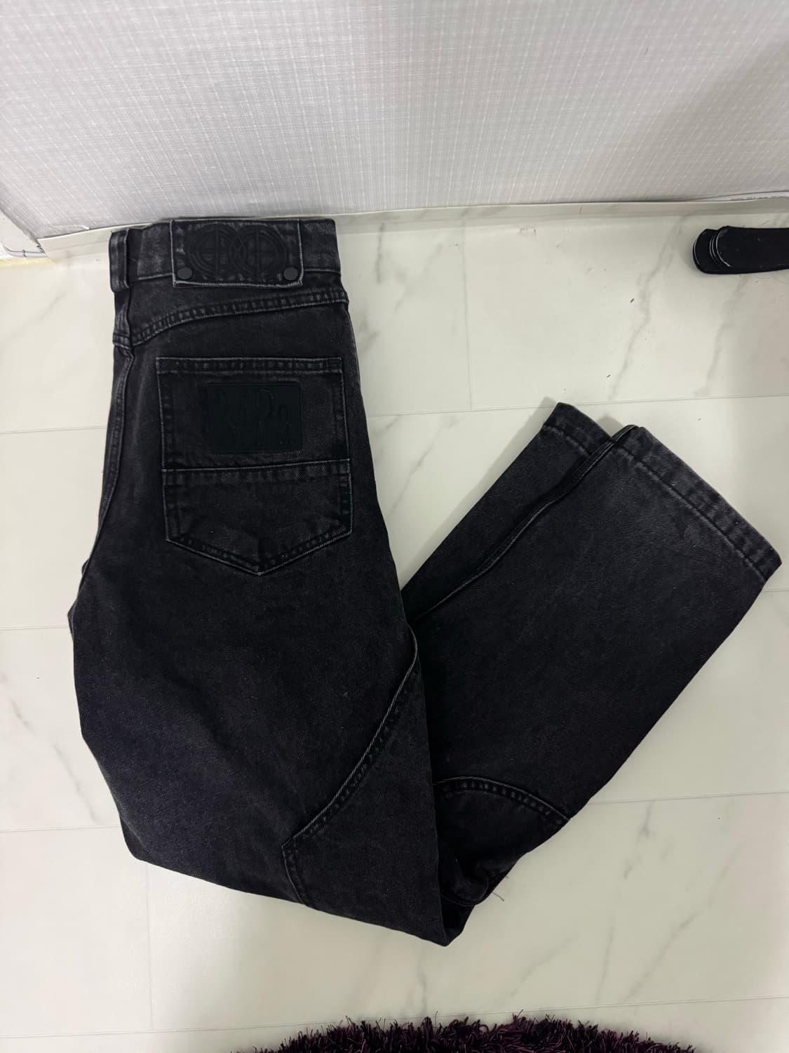 플라스틱프로덕트 MPa CALF POCKET PANTS (BLACK) S 상품이미지4