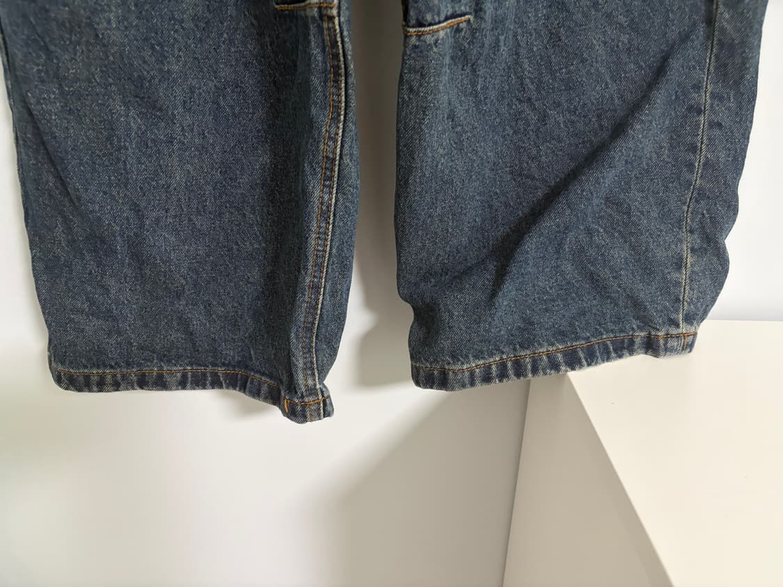 밀로우먼 빈티지 와이드데님 워시드블루 s 상품이미지4