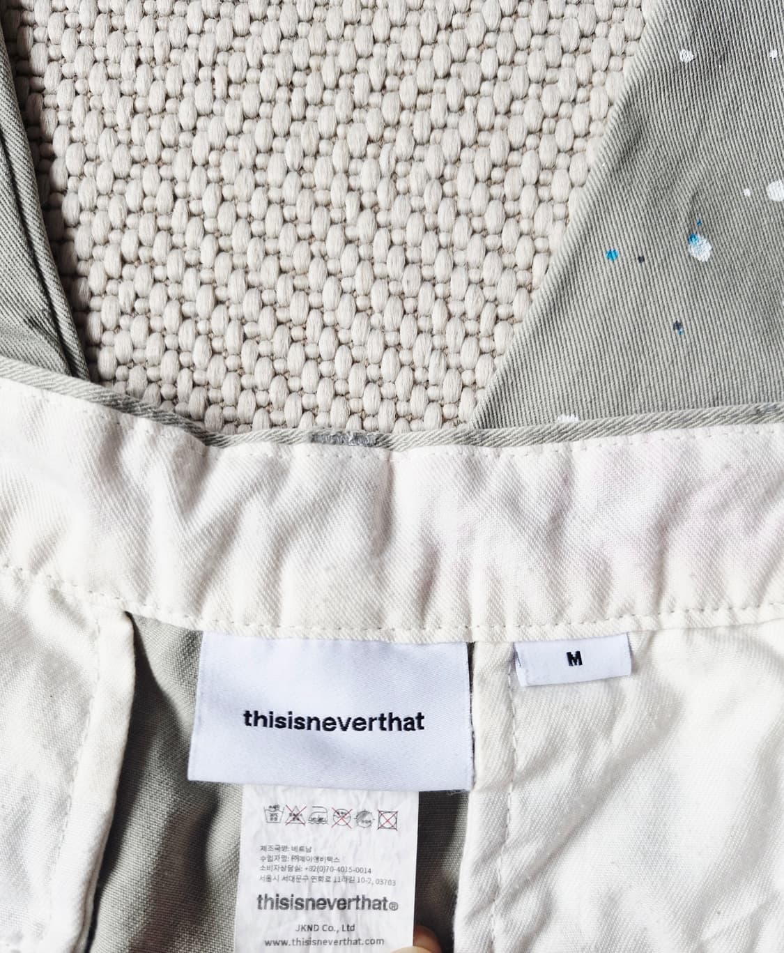 디스이즈네버댓 크레이지 워크팬츠 페인트 M  상품이미지10