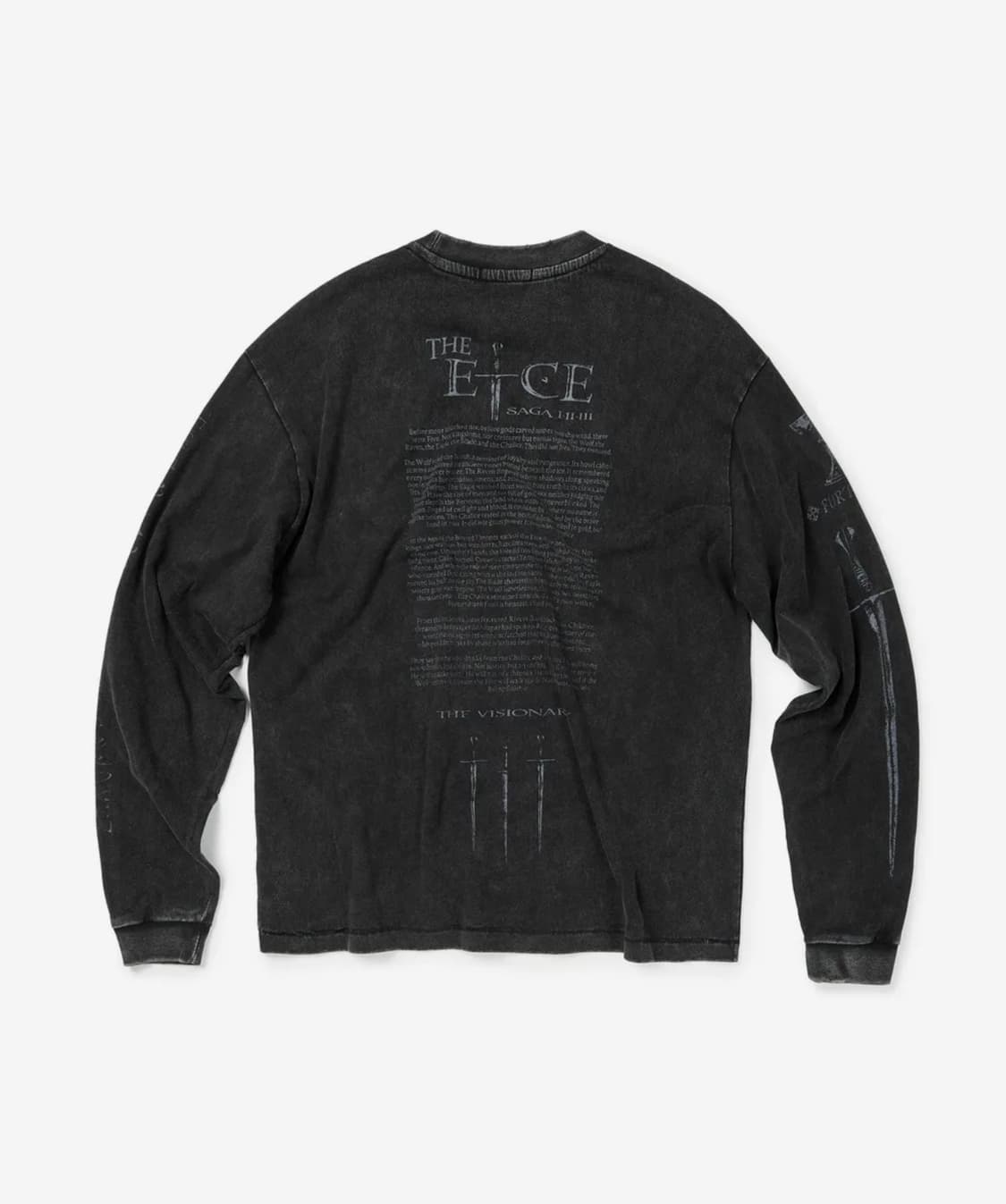 CROSS LEATHER PATCH L/S TEE(L사이즈 교환가능) 상품이미지3