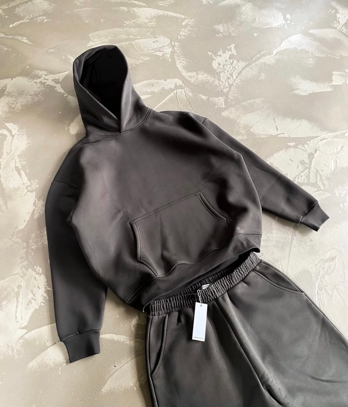 SWEATSCOLLECTIVE cozy 후드집업 커피 S 상품이미지1