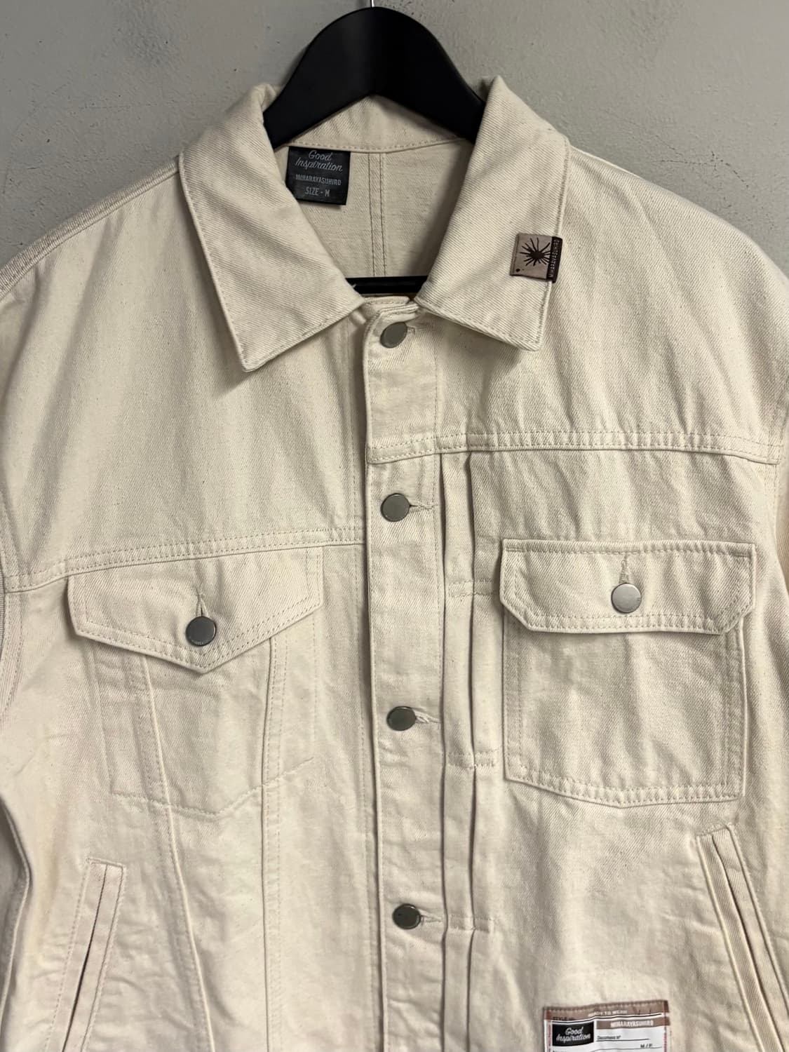MIHARA YASUHIRO x GU trucker jacket ivor 상품이미지2