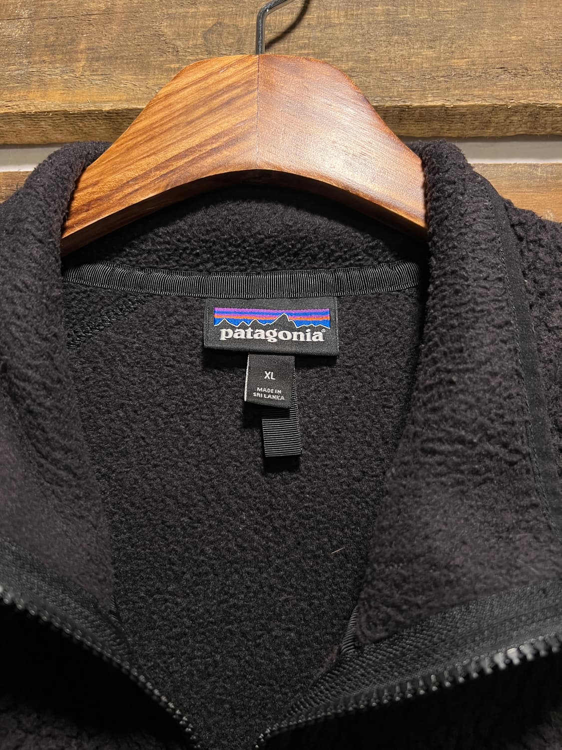 [XL]파타고니아 레트로 블랙 플리스 자켓 상품이미지2