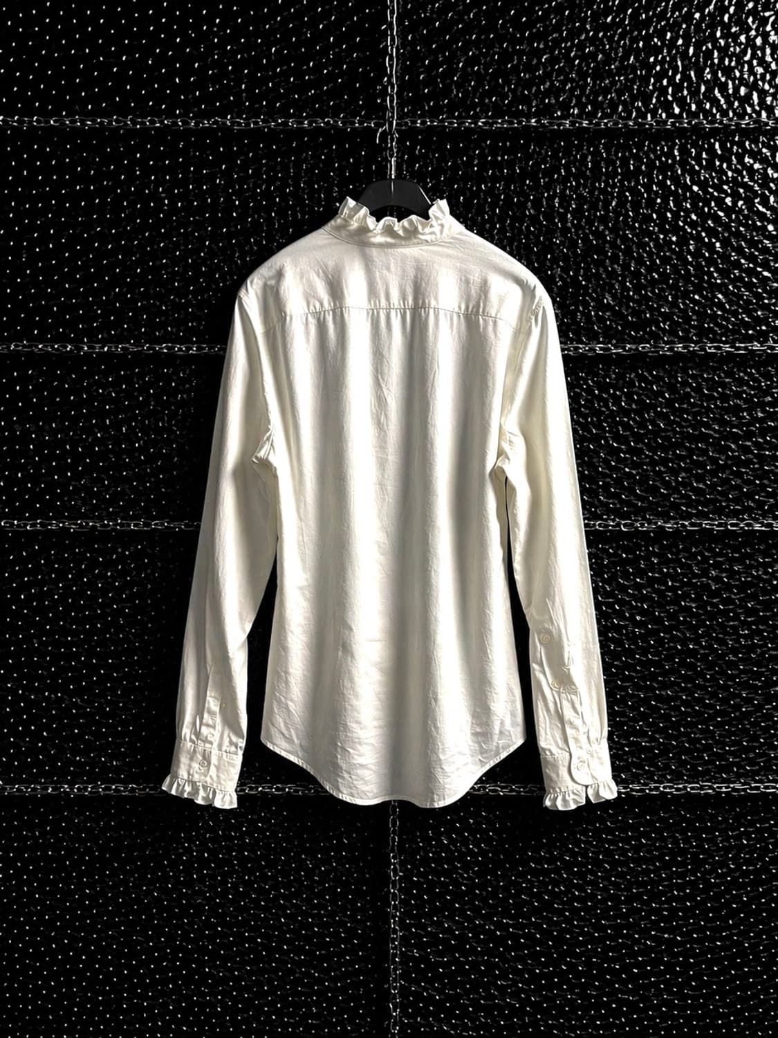 베이직 화이트 프릴셔츠 상품이미지2