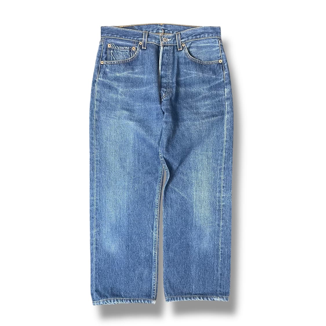 (30) 리바이스 501xx 중청 워싱 4버튼 스트레이트 데님 팬츠 상품이미지1