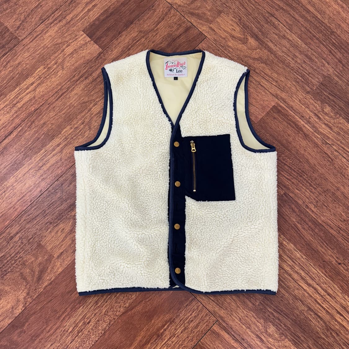 L 재팬 Lee 양털 플리스 베스트 조끼  상품이미지1