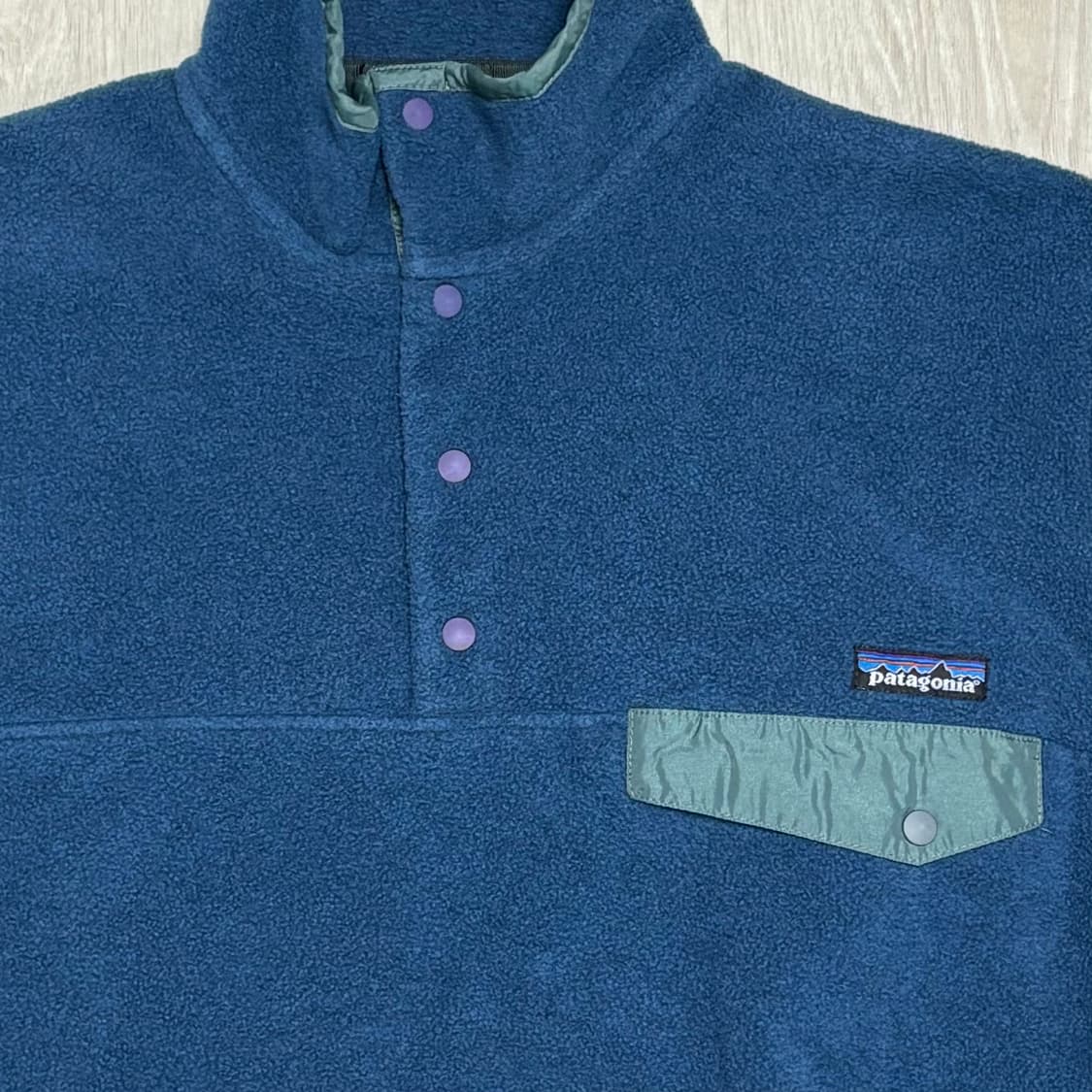 🇺🇸 90s 파타고니아 신칠라 블루 민트 상품이미지2