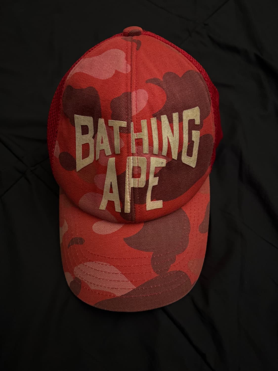 베이프 og 퍼스트 카모 트러커 매쉬캡 상품이미지1