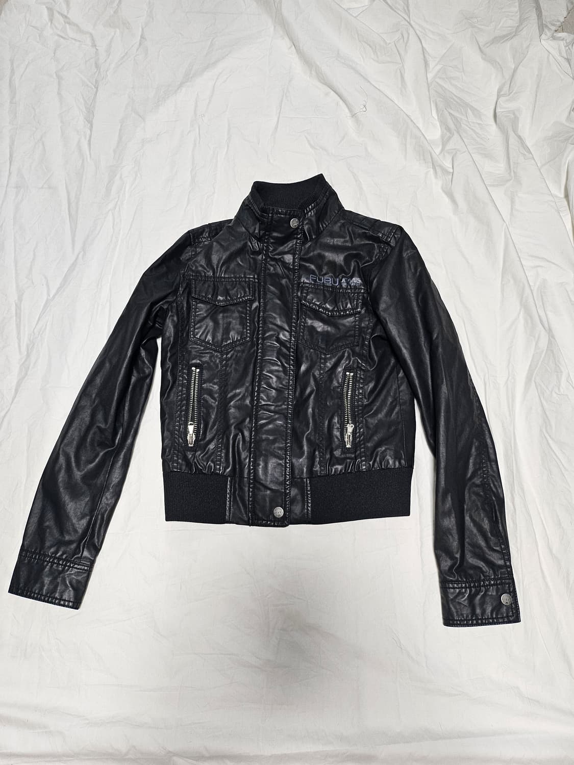 FUBU y2k 락시크 여성 가죽 자켓 S 상품이미지1