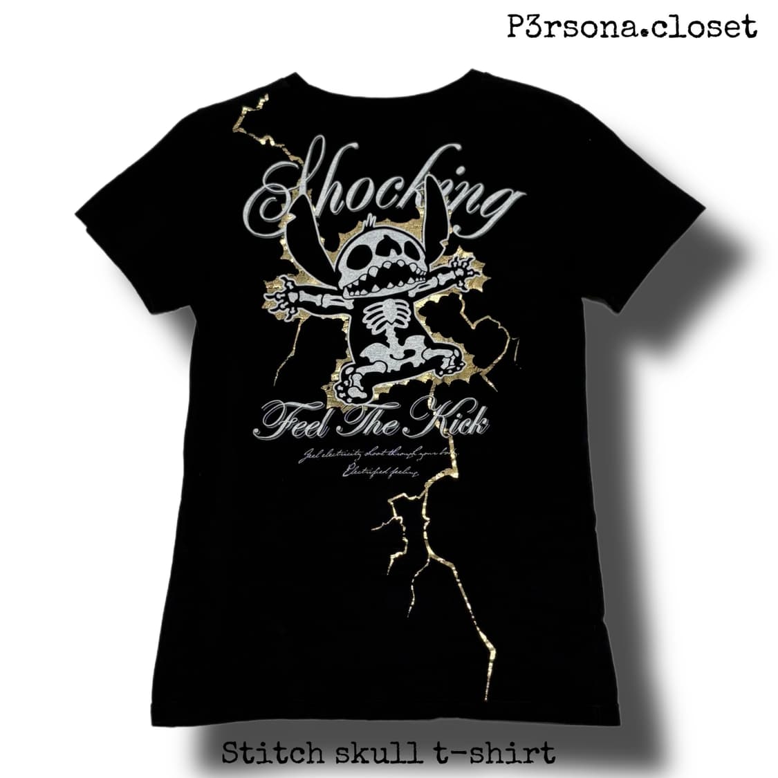 Stitch skull t-shirt 상품이미지1