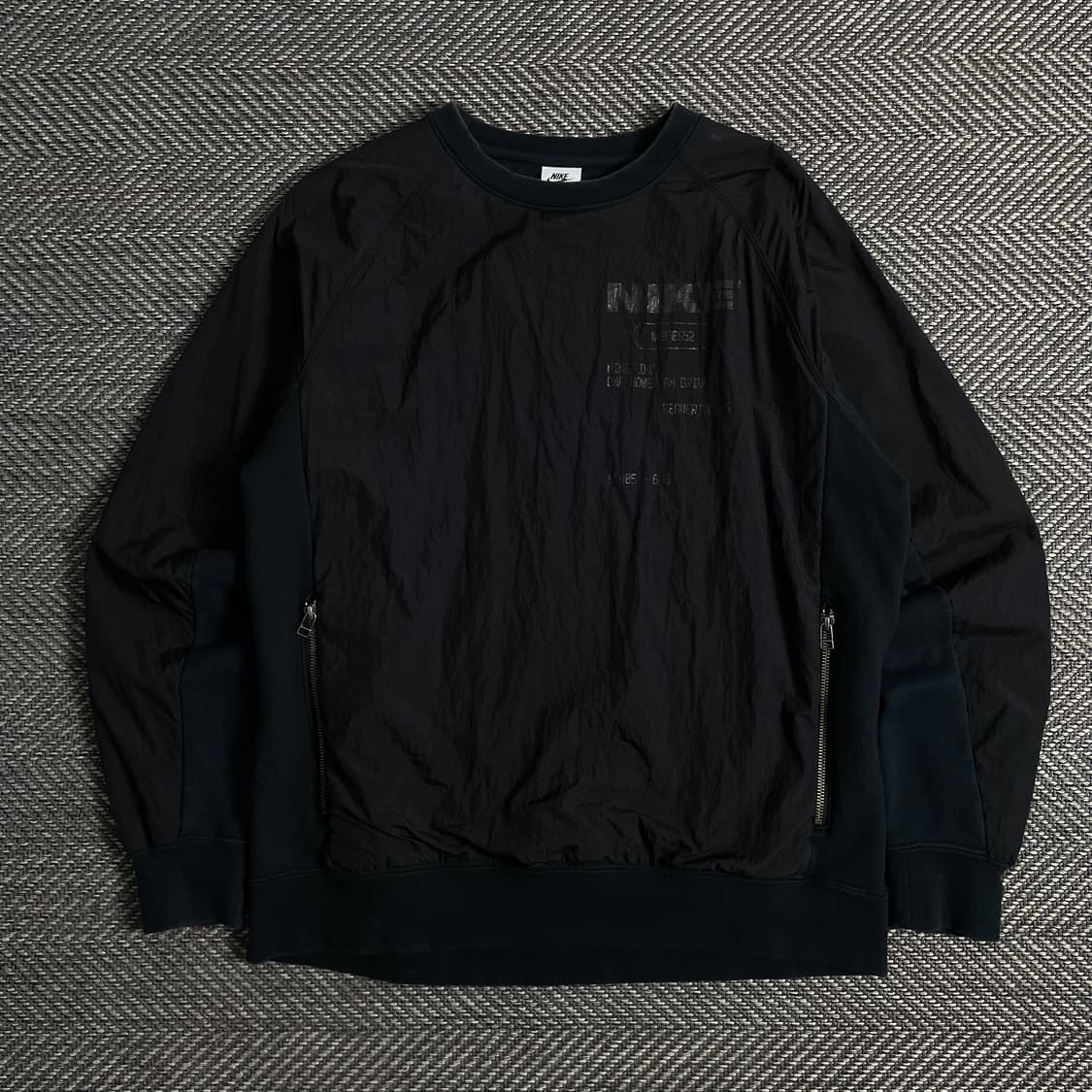 나이키 빅로고 나일론 믹스업 스웻 웜업 맨투맨o 2885 상품이미지1