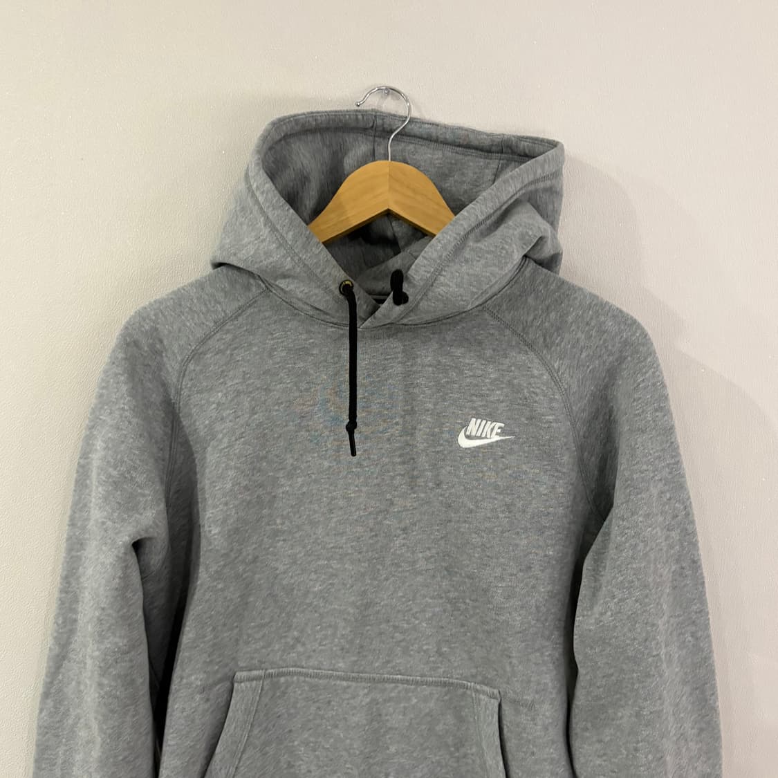 나이키 기모 후드티 그레이 M 상품이미지3