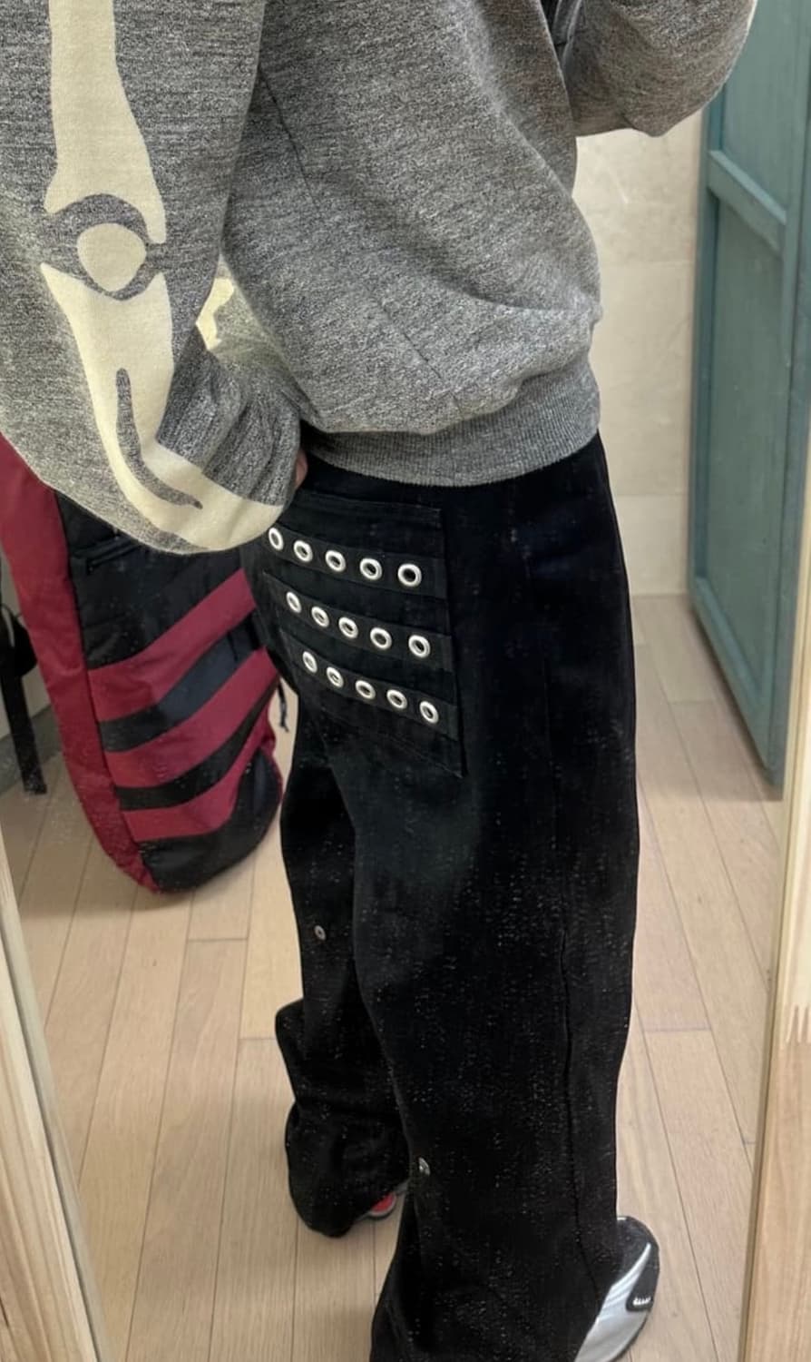 B.access Eyelet button jeans 상품이미지2