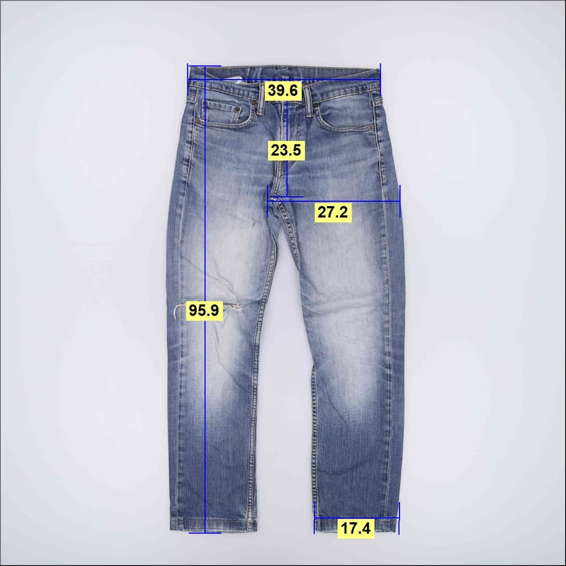 W30L32 리바이스 511 데님팬츠 0529H2 상품이미지7