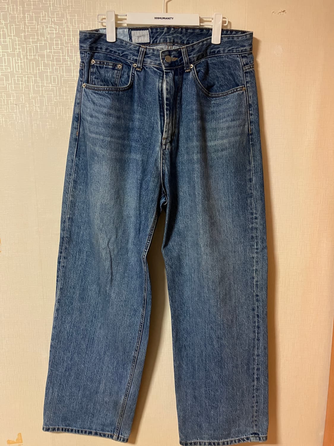 유스 세미와이드 데님팬츠 상품이미지1