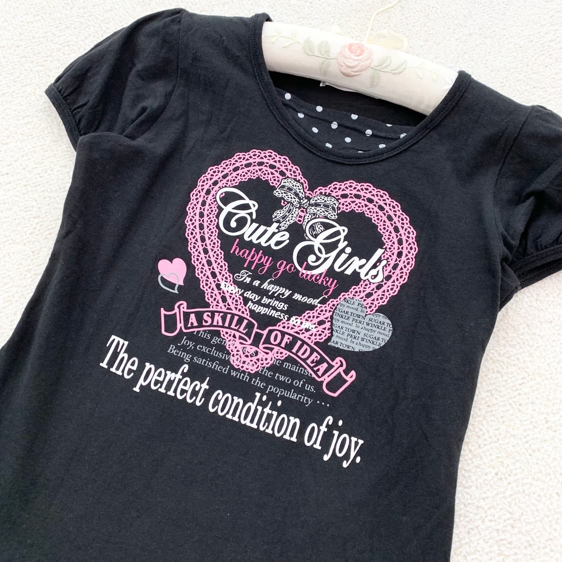 헤이세이 ♥ 하트레이스 도트 t 상품이미지2