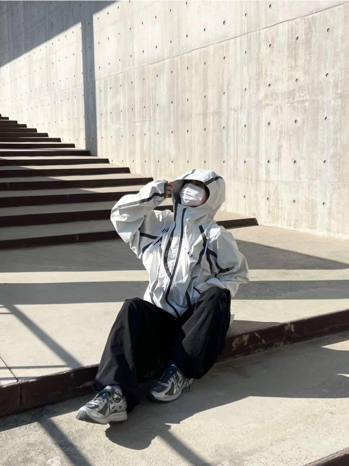 [2] 산산기어 윈드블록 자켓 아이보리 상품이미지6