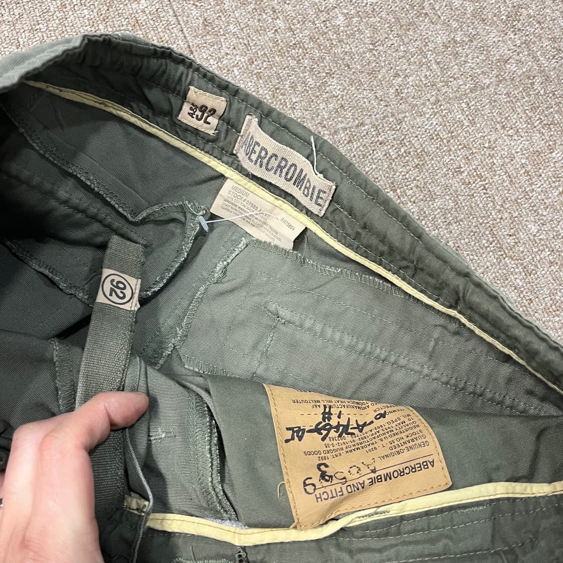  아베크롬비 밀리터리 카고팬츠 상품이미지5