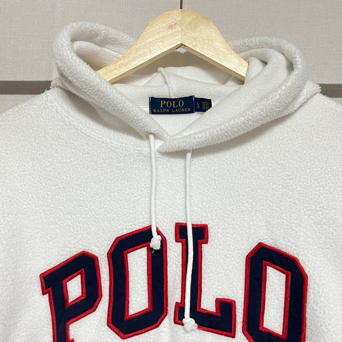 폴로 랄프로렌 빅스펠아웃 USA 기모 후드티 L 상품이미지2