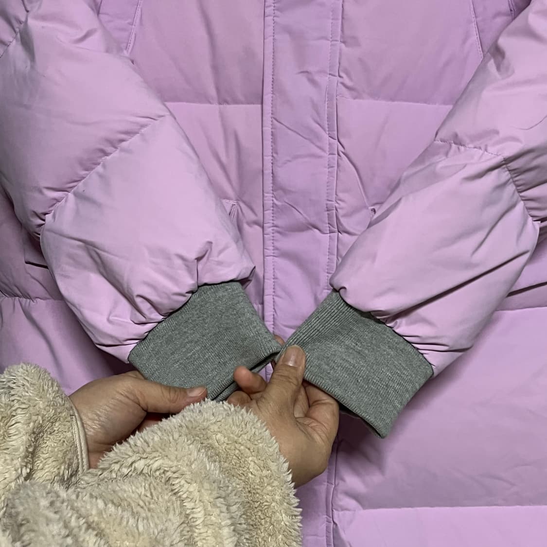 빈폴스포츠 라벤더 롱패딩 90 상품이미지5