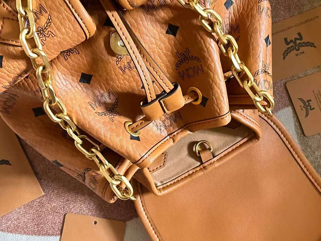 MCM 갈색 비세토스 백팩 상품이미지5