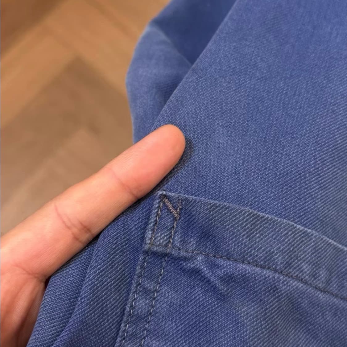 50-60s Vintage 오리지널 프렌치 코튼 트윌 워크 자켓 상품이미지6