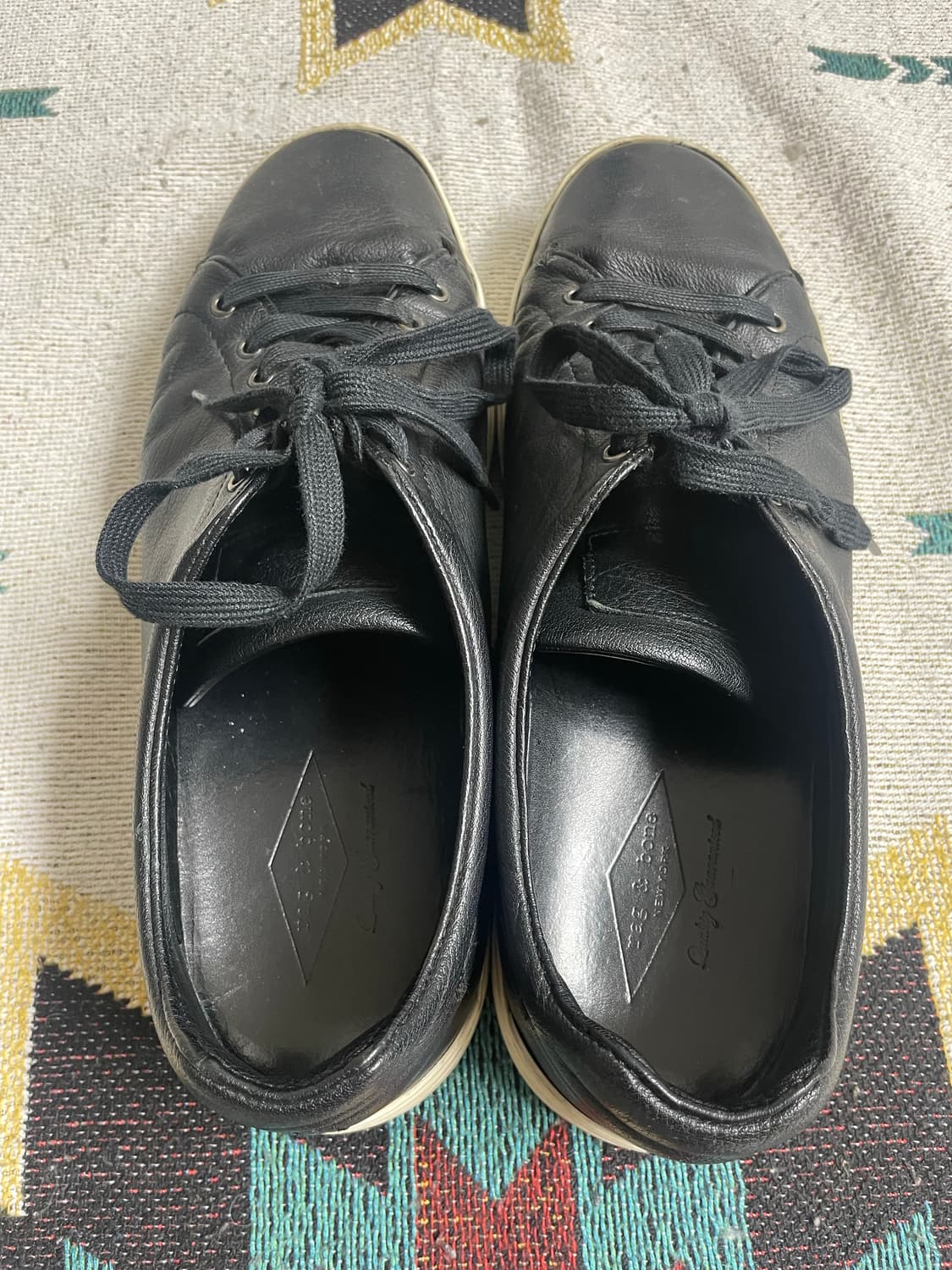 래그앤본(rag&bone) 레더 블랙 스니커즈(42) 상품이미지3