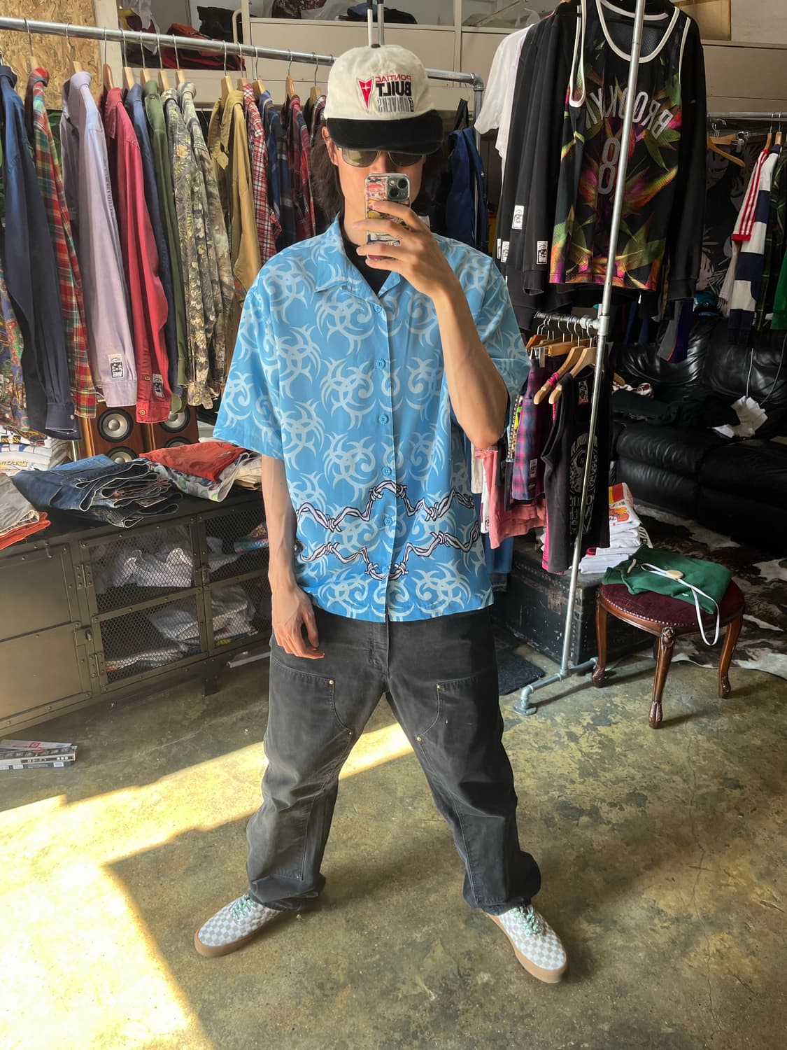 JNCO jeans Snake Camp Shirts 상품이미지2