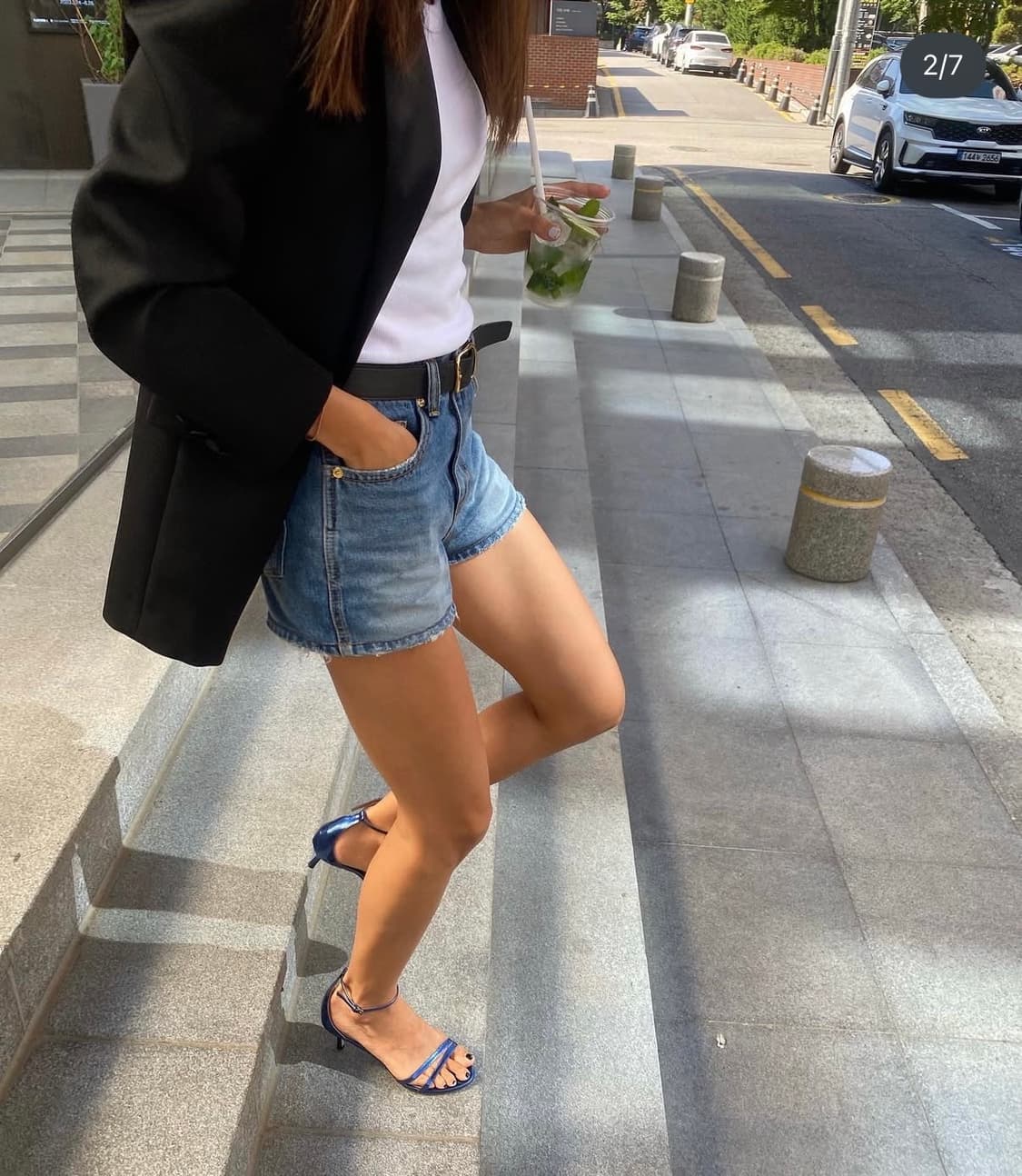 새상품 )식스앤어하프 진청데님 상품이미지5