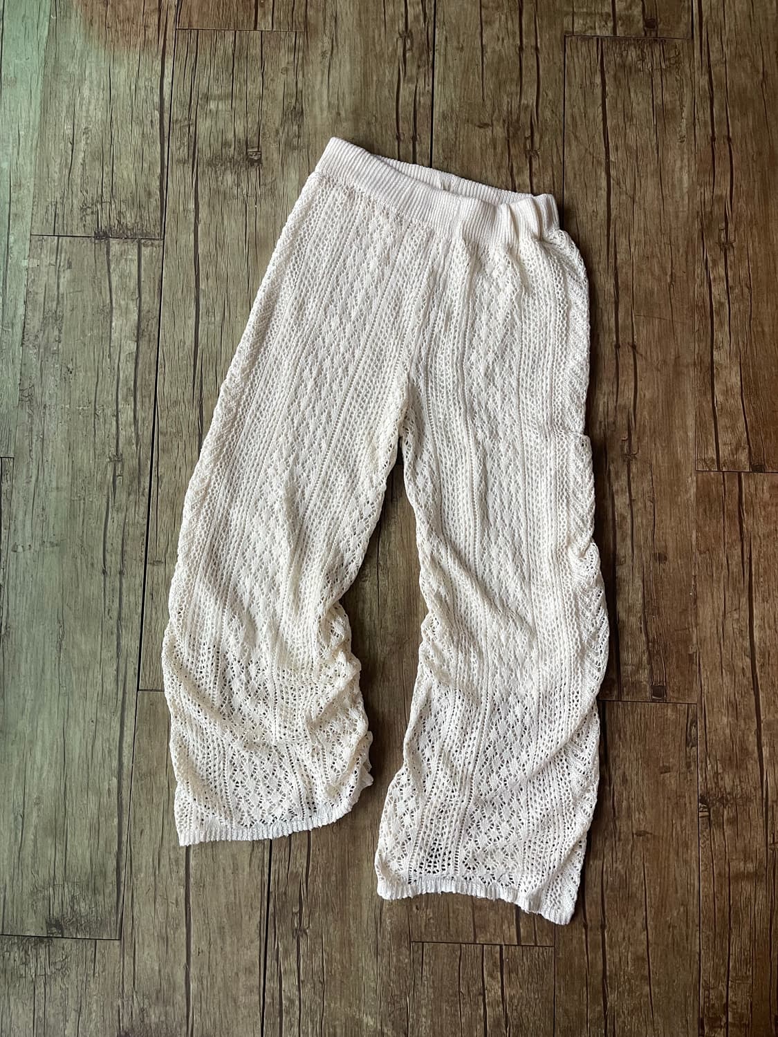 Crochet Knit Banding Pants 상품이미지1