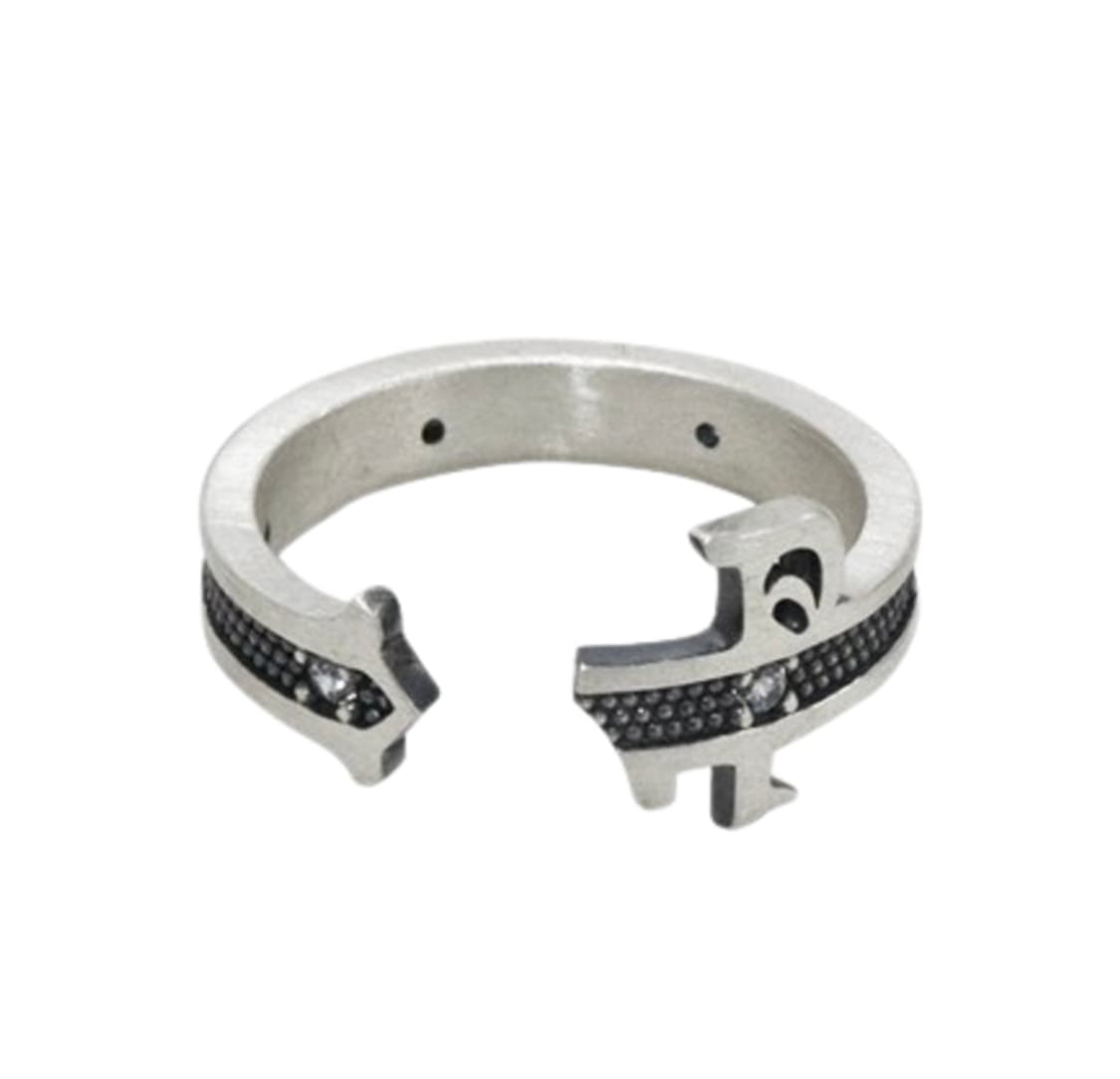 폴리테루 반지 925 실버 링 001 심볼 P 17호 상품이미지1