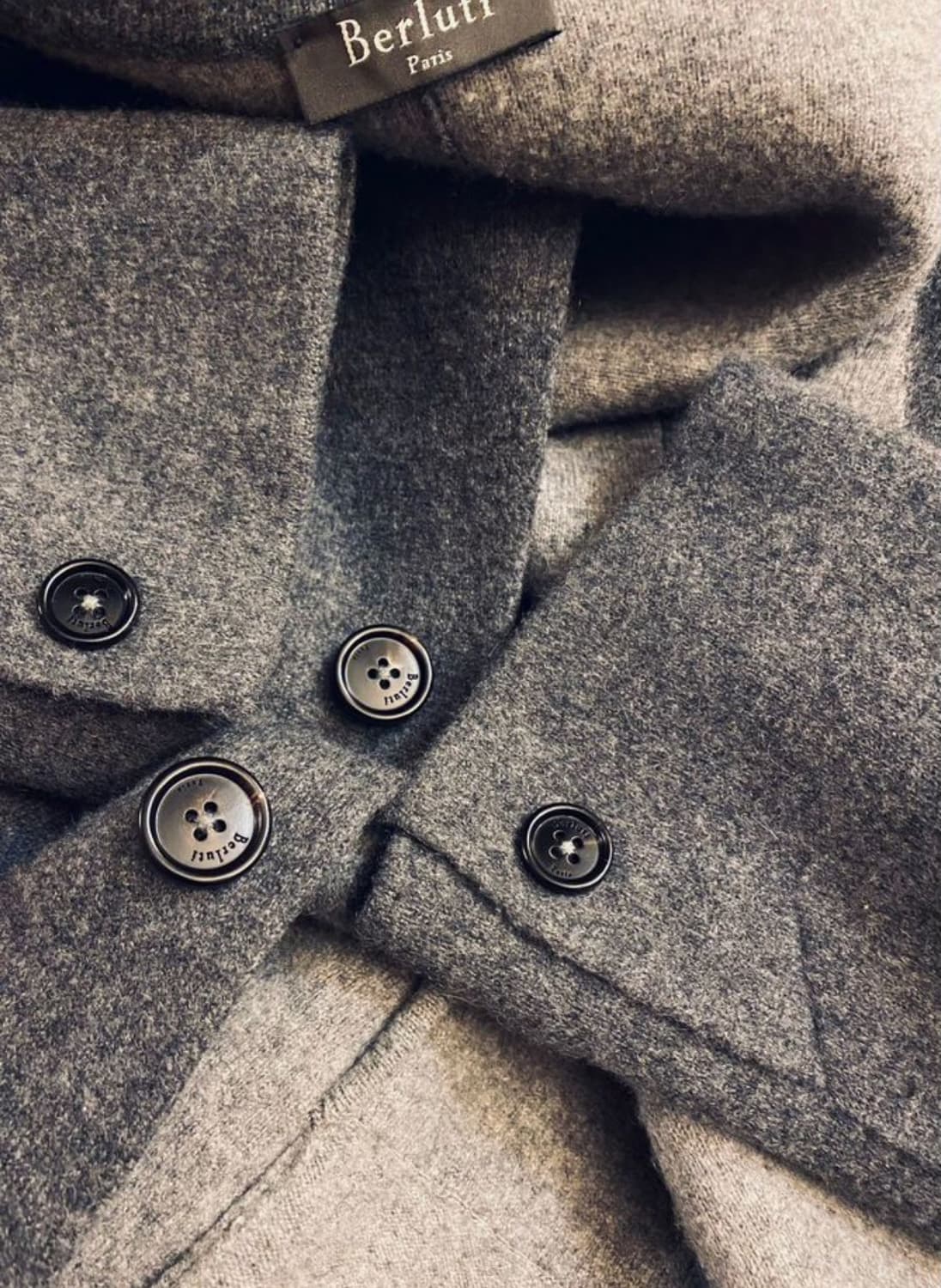 BERLUTI 벨루티 언스트릭처 오버코트(캐시미어/울)해외발송 상품이미지8